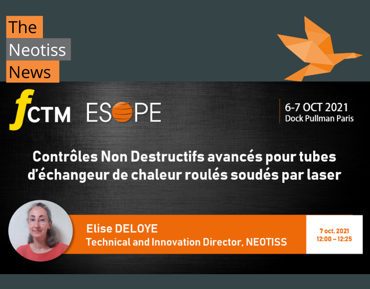 Intervention of the technical and innovation director of Neotiss at the FCTM ESOPE event